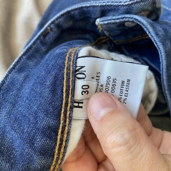 HUDSON jeans rn 107906 blue jeans size 30 Women's Straight Flap Pocket - Picture 11 of 14